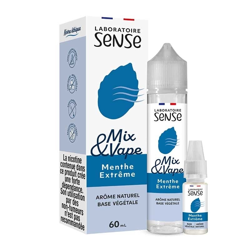 e-liquide Menthe Extrême 60 ml Mix & Vape - Sense pas cher