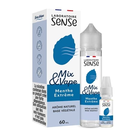 e-liquide Menthe Extrême 60 ml Mix & Vape - Sense pas cher