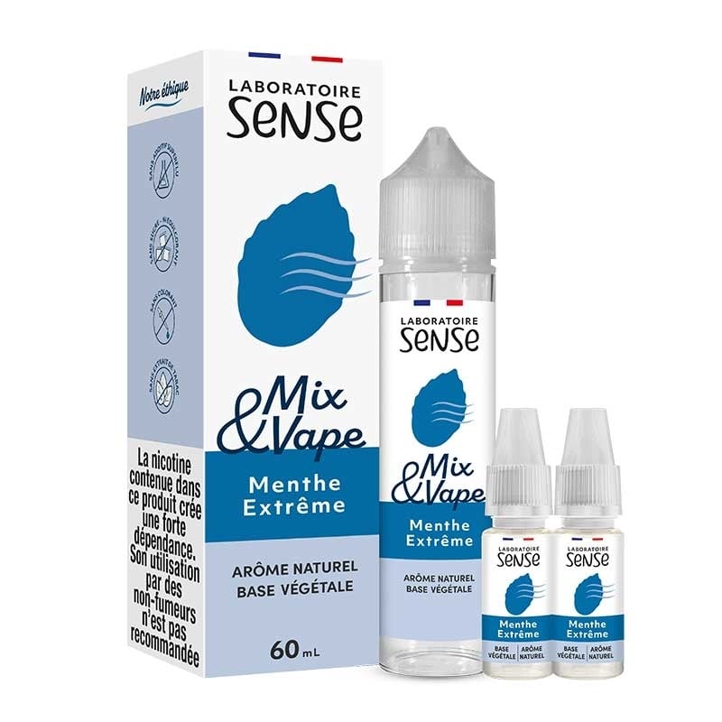 e-liquide Menthe Extrême 60 ml Mix & Vape - Sense pas cher