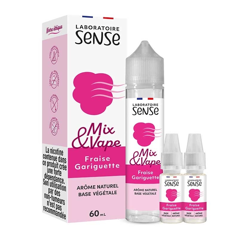 Gariguette Strawberry e-liquid 60 ml Mix & Vape - Laboratoire Sense cheap