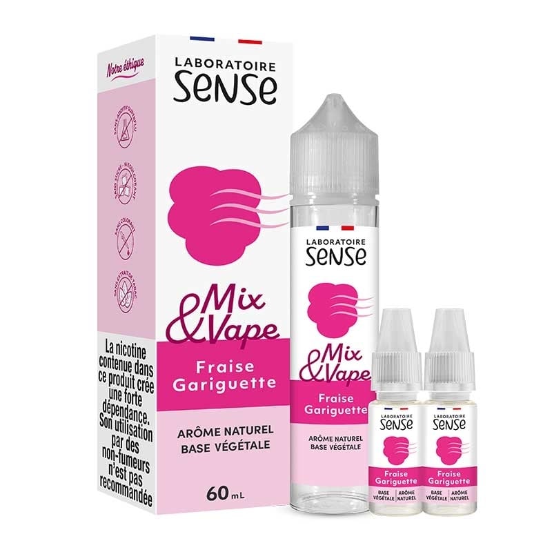 e-liquide Fraise Gariguette 60 ml Mix & Vape - Sense pas cher