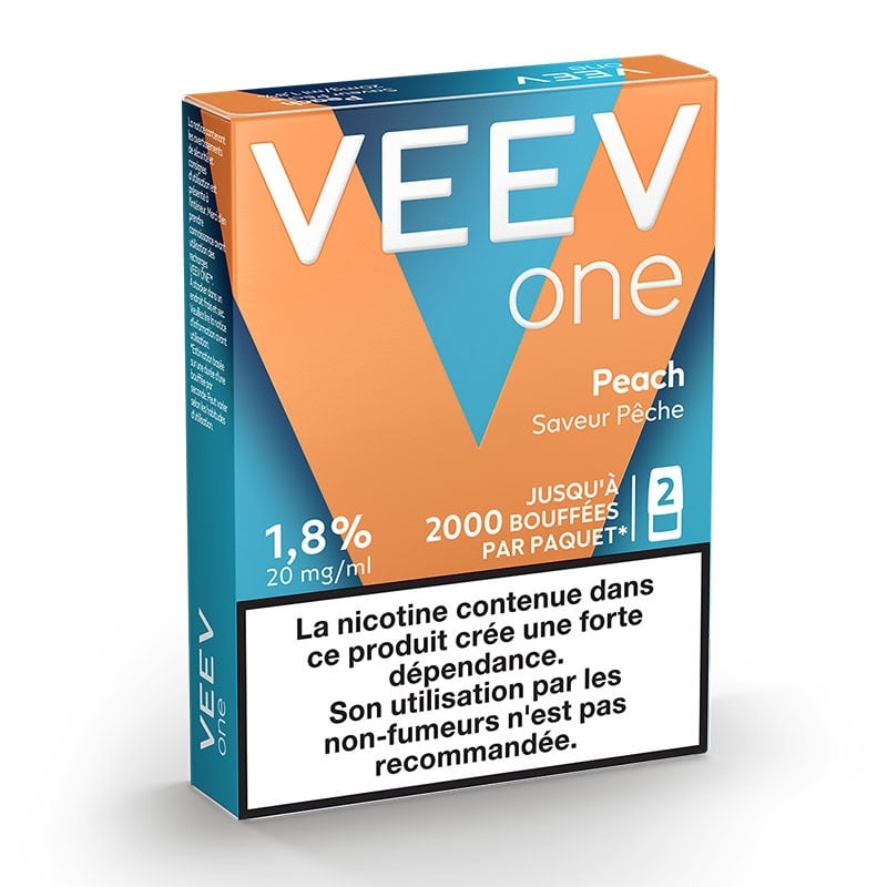 Cartouches Peach (x2) Veev One pas cher | Le Vapoteur Discount