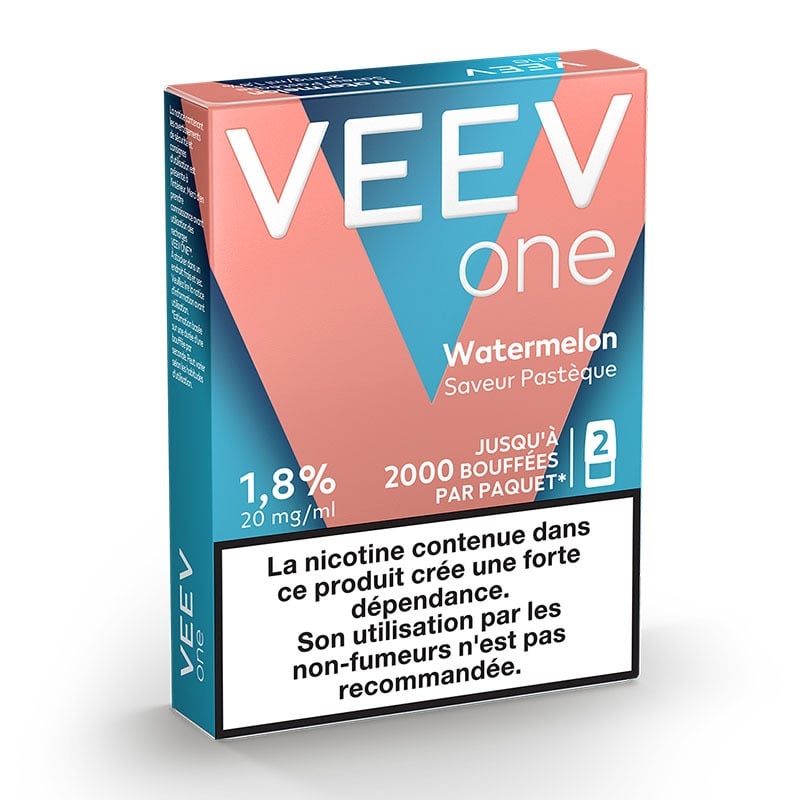 Cartouches Watermelon (x2) Veev One pas cher | Le Vapoteur Discount