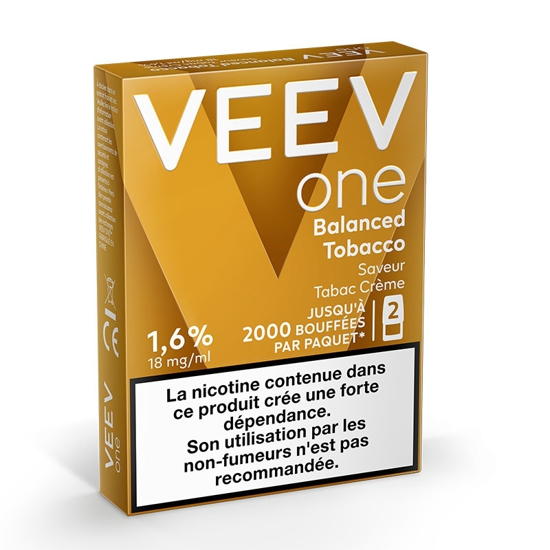 Balanced Tobacco Cartridges (x2) - Veev One