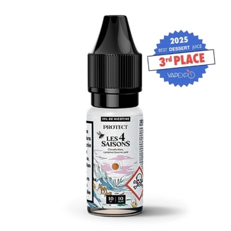 e-liquide Cacahuètes Caramel Beurre Salé Salt 10 ml Les 4 Saisons - Protect pas cher