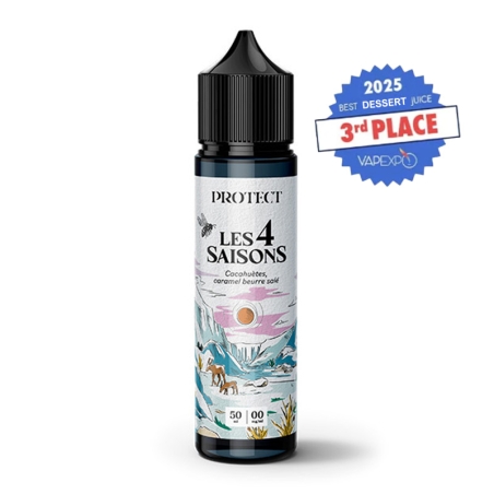 e-liquide Cacahuètes Caramel Beurre Salé 50 ml Les 4 Saisons - Protect pas cher