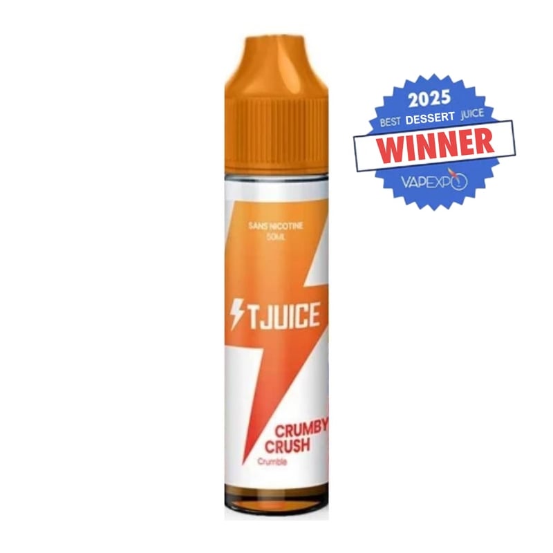 E-liquide Crumby Crush 50 ml - T-Juice pas cher | Le Vapoteur Discount