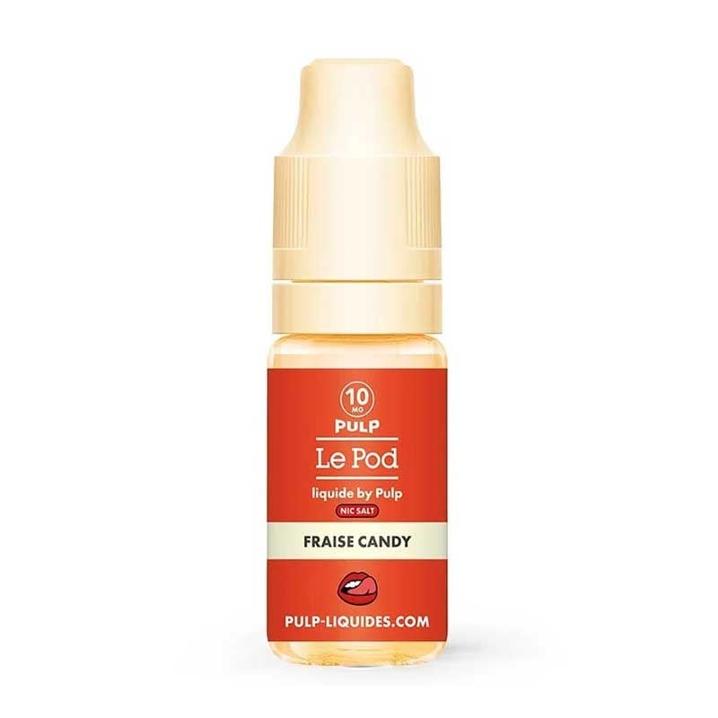 e-liquide Fraise Candy sel de nicotine 10 ml - Le Pod Liquide by Pulp pas cher