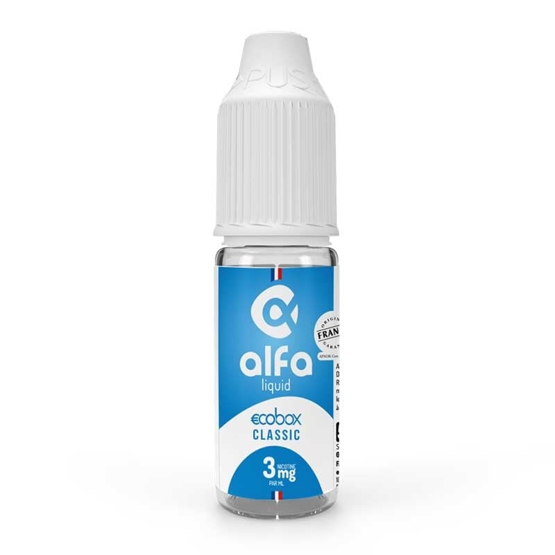 e-liquide Classic 10 ml Ecobox - Alfaliquid pas cher