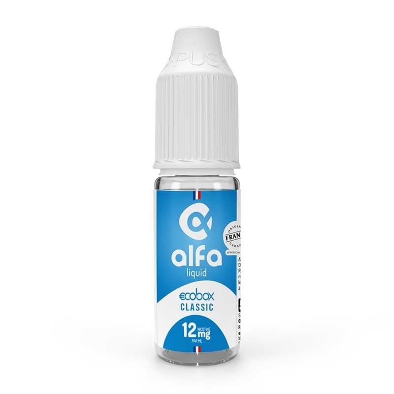 e-liquide Classic 10 ml Ecobox - Alfaliquid pas cher