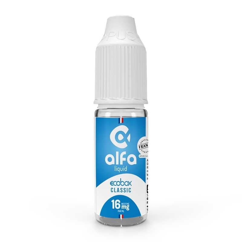 e-liquide Classic 10 ml Ecobox - Alfaliquid pas cher