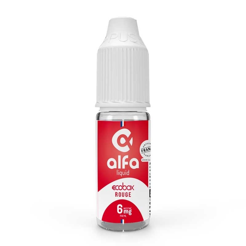 Rouge 10 ml Ecobox e-liquid - Alfaliquid cheap