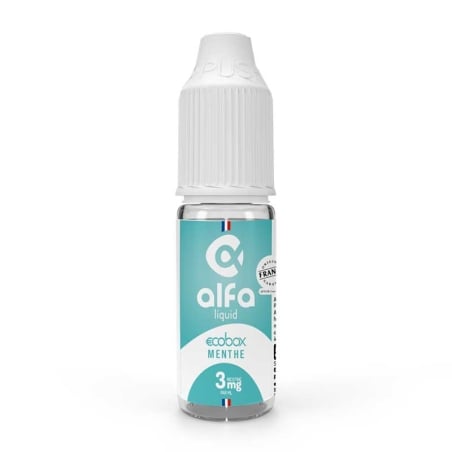 e-liquide Menthe 10 ml Ecobox - Alfaliquid pas cher