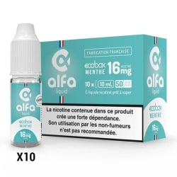 e-liquide Menthe 10 ml Ecobox - Alfaliquid pas cher