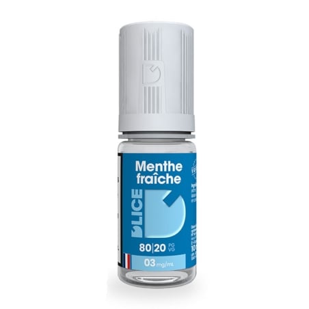 e-liquide Menthe Fraiche 10 ml - D'lice pas cher