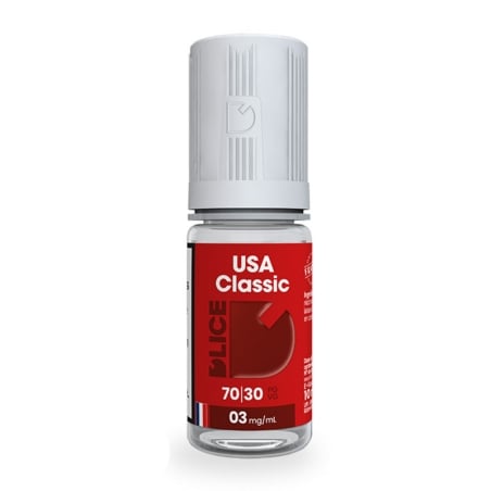 e-liquide USA Classic 70/30 10 ml - D'lice pas cher