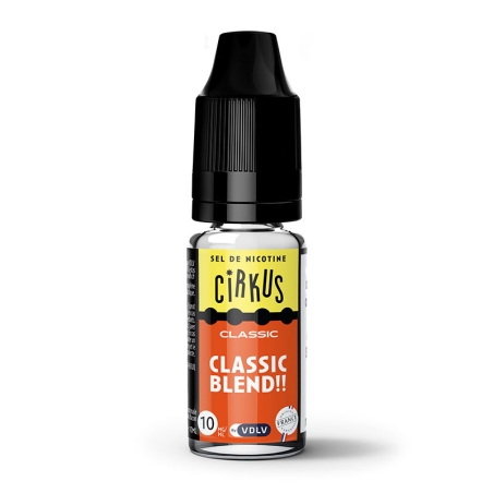 e-liquide Classic Blend 10 ml - Cirkus Sel de Nicotine pas cher