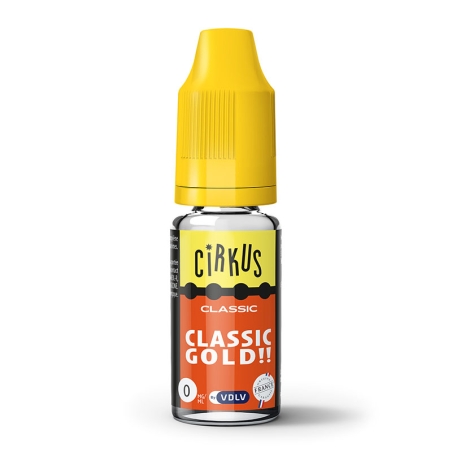 e-liquide Classic Gold 10 ml - Cirkus pas cher