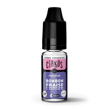 e-liquide Arôme Bonbon Fraise 10 ml - Cirkus pas cher e-liquide Arôme Bonbon Fraise 10 ml - Cirkus pas cher