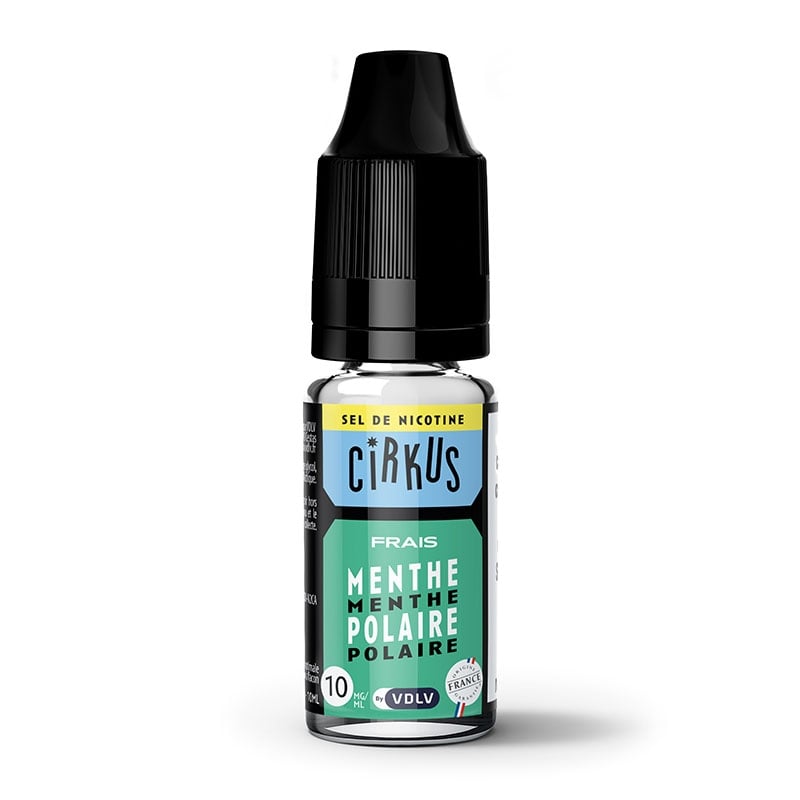 e-liquide Menthe Polaire 10 ml - Cirkus Sel de Nicotine pas cher