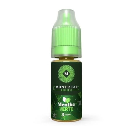 e-liquide Menthe Verte 10 ml - Montréal Original pas cher