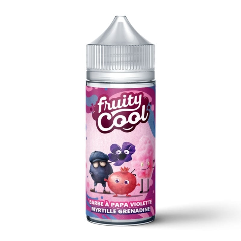 Cotton Candy Violet Blueberry Grenadine 100 ml - Fruity Cool E-liquid