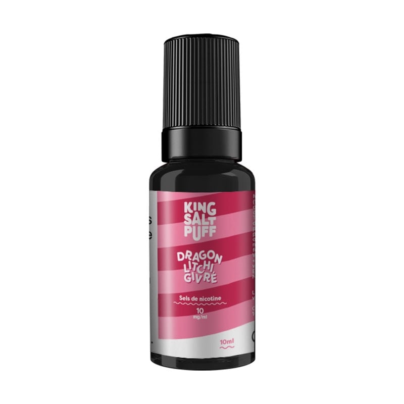 E-liquide Dragon Litchi Givré sel de nicotine 10 ml King Salt Puff pas cher | Le Vapoteur Discount