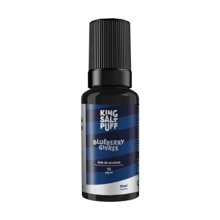 E-liquide Blueberry Givrée sel de nicotine 10 ml King Salt Puff pas cher | Le Vapoteur Discount
