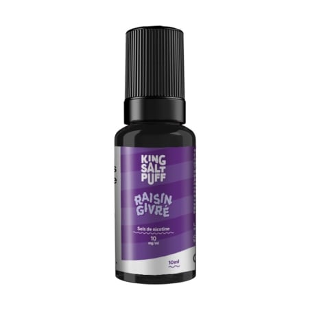 E-liquide Raisin Givré sel de nicotine 10 ml King Salt Puff pas cher | Le Vapoteur Discount
