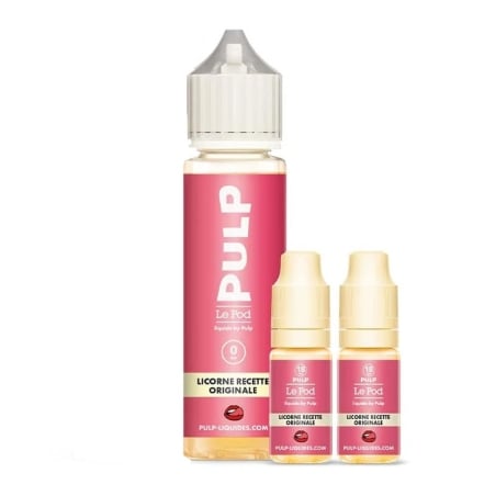 e-liquide Licorne Recette Originale 60 ml Le Pod Liquide - Pulp pas cher