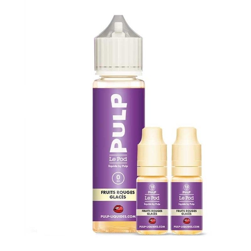 e-liquide Fruits Rouges Glacés 60 ml Le Pod Liquide - Pulp pas cher