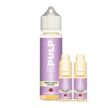 e-liquide Pêche Melon Glacés 60 ml Le Pod Liquide - Pulp pas cher