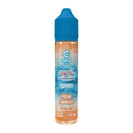 e-liquide Pêche Abricot Granita 50 ml - Alfaliquid pas cher