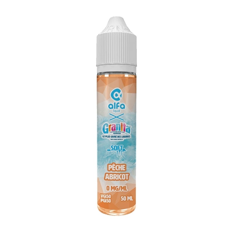 e-liquide Pêche Abricot Granita Soft 50 ml - Alfaliquid pas cher