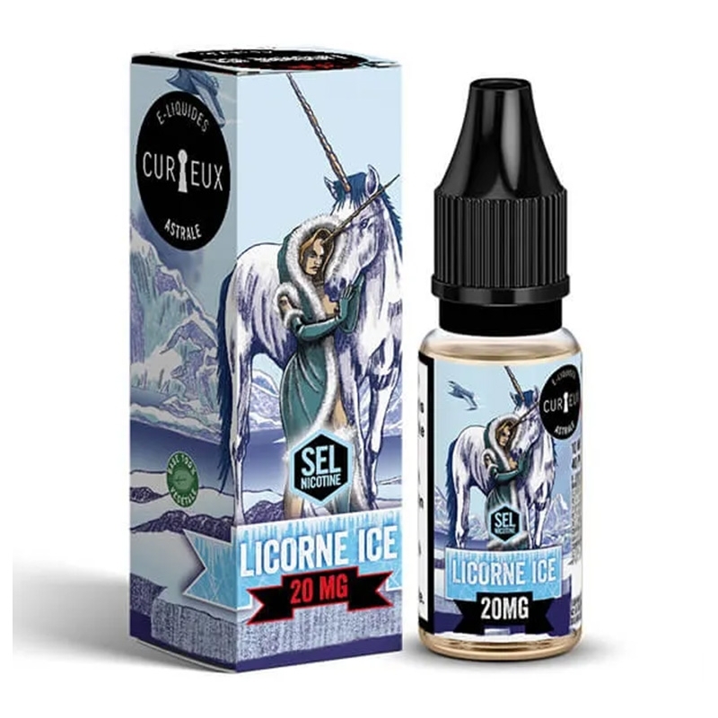 e-liquid Licorne Ice nicotine salt 10 ml Astrale - Curieux cheap