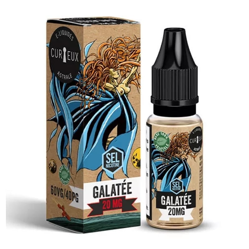 e-liquid Galatée nicotine salt 10 ml Astrale - Curieux cheap