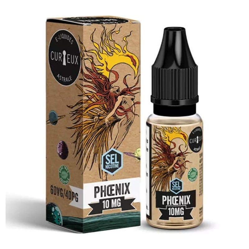 e-liquid Phoenix nicotine salt 10 ml Astrale - Curieux cheap