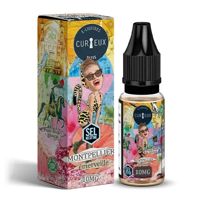e-liquid Montpellier Emerveille nicotine salt 10 ml Hexagone - Curieux cheap