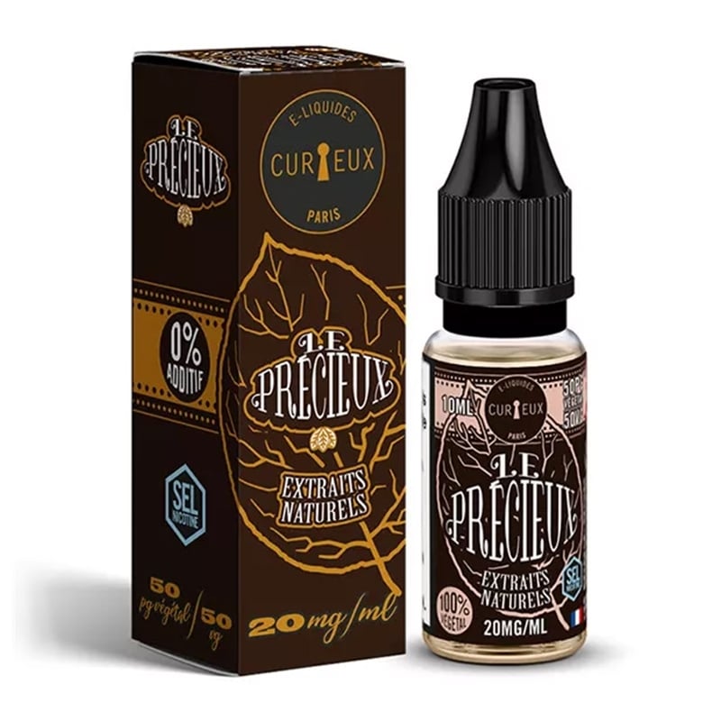 e-liquide Le Précieux 10 ml Sel de Nicotine - Curieux pas cher