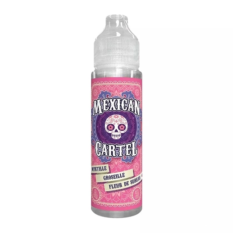e-liquide Myrtille Groseille Fleur de Sureau 50 ml - Mexican Cartel pas cher