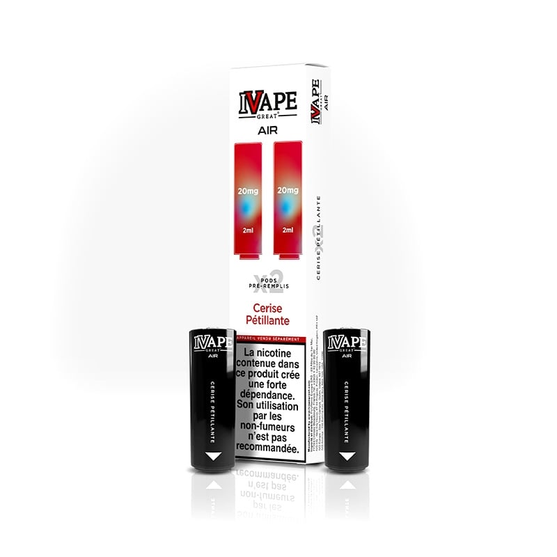 Cartouches Air Pod 4 en 1 Cerise Pétillante - I Vape Great pas cher