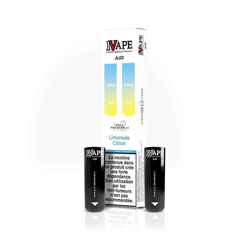 Cartouches Air Pod 4 en 1 Limonade Citron - I Vape Great pas cher