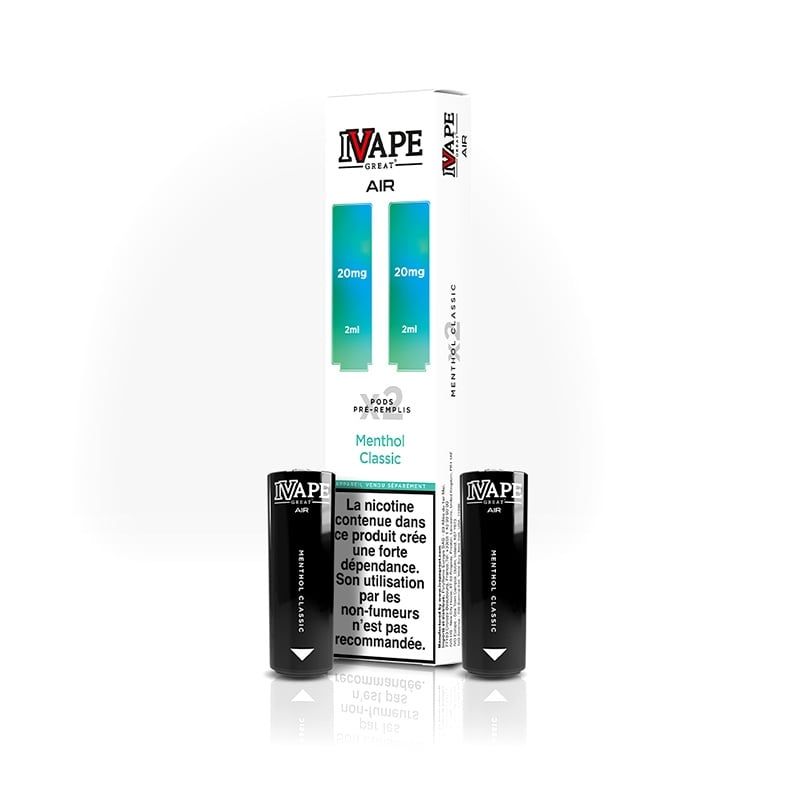 Cartouches Air Pod 4 en 1 Menthol Classic - I Vape Great pas cher