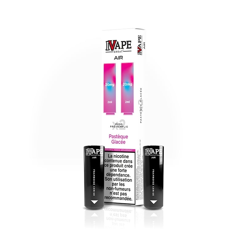 Cartouches Air Pod 4 en 1 Pastèque Glacée - I Vape Great pas cher