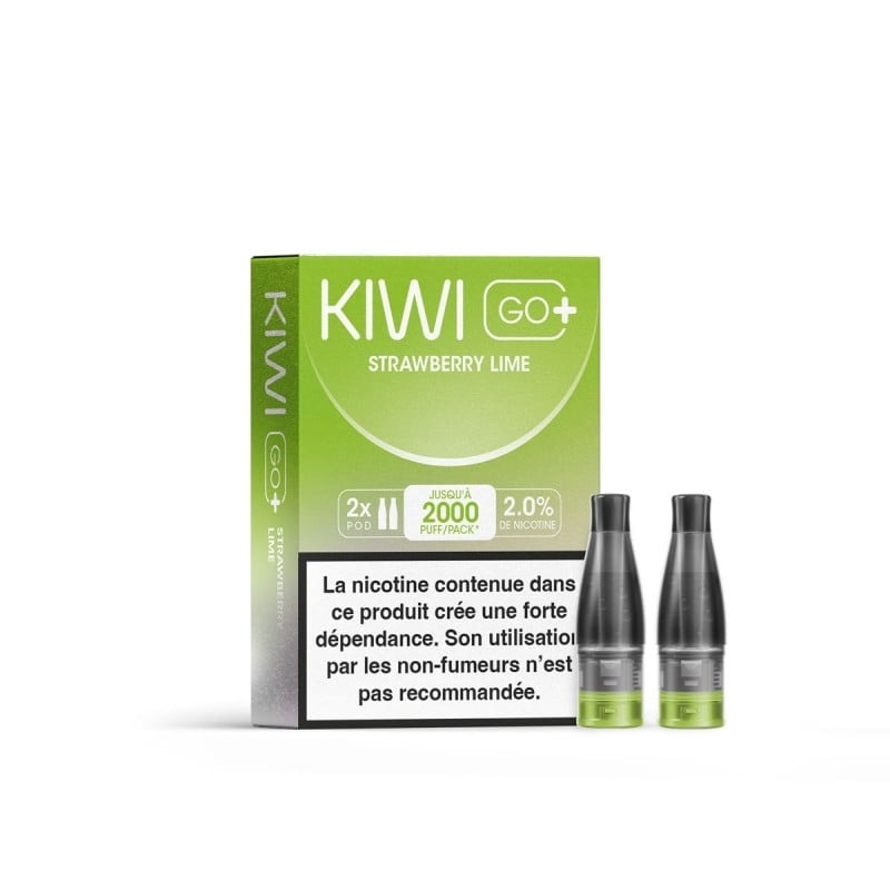 Cartouches Kiwi Go+ Strawberry Lime - Kiwi Vapor pas cher