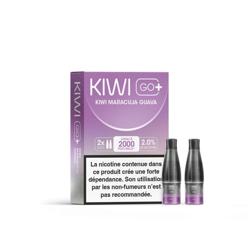 Cartouches Kiwi Go+ Kiwi Maracuja Guava - Kiwi Vapor pas cher