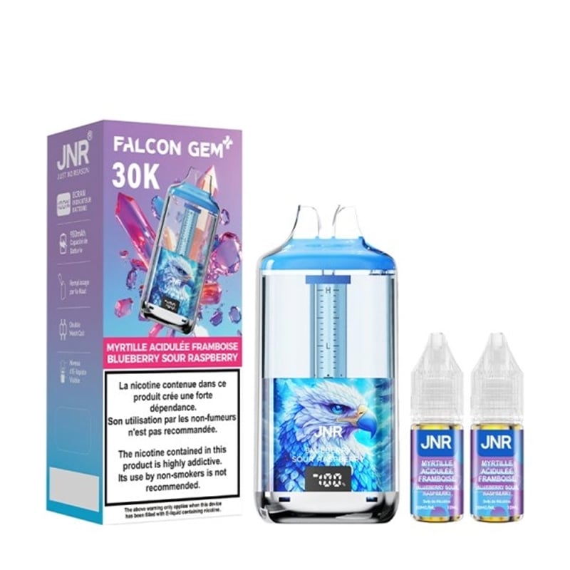 Puff JNR 30K Falcon Gem+ Blueberry Sour Raspberry | Le Vapoteur Discount