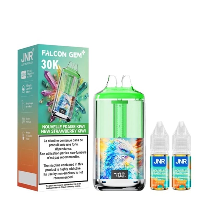 Puff JNR 30K Falcon Gem+ New Strawberry Kiwi | Le Vapoteur Discount