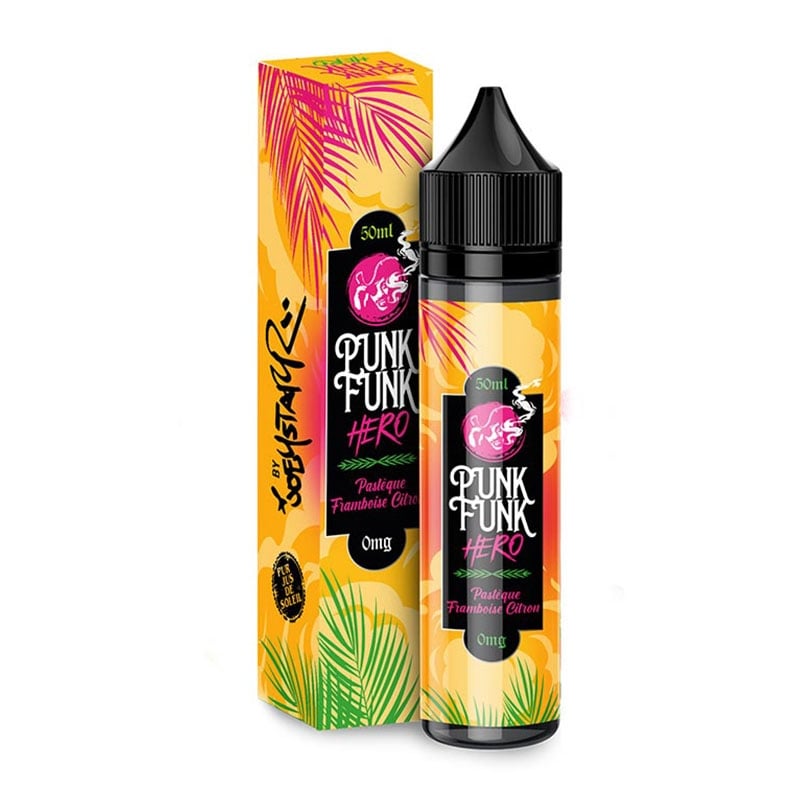e-liquide Pastèque Framboise Citron 50 ml - Punk Funk Hero pas cher
