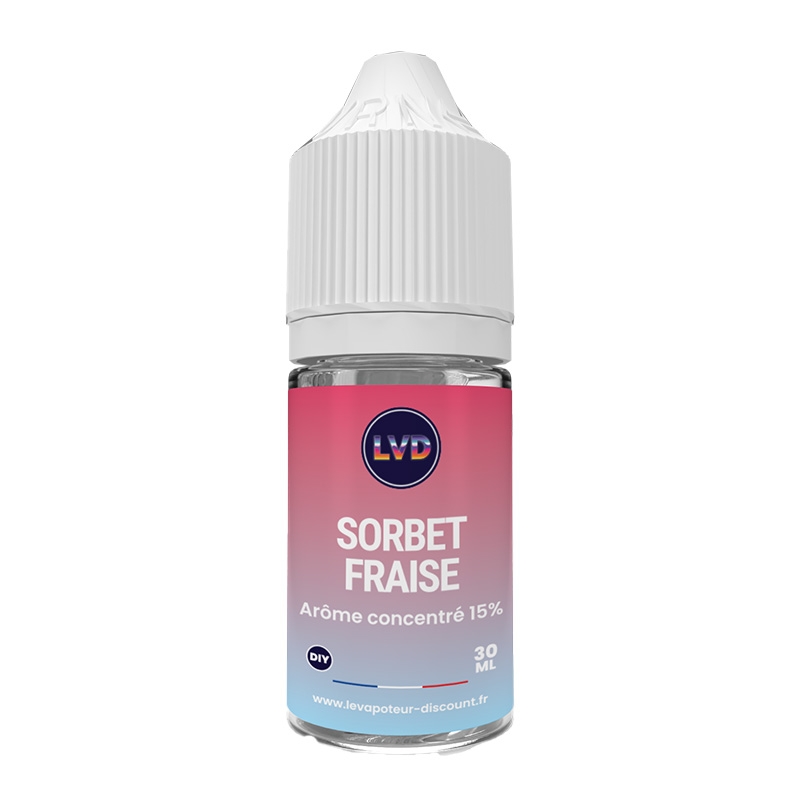 Concentré Sorbet Fraise 30 ml - Le Vapoteur Discount pas cher